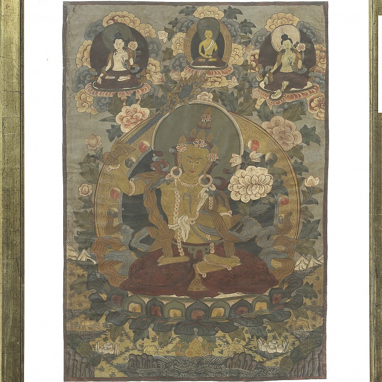 Thangka tibetano 