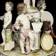 Capodimonte Porcelain ‘Amorcillos’, 20th century - 4