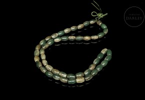 Jade bead necklace, Qing dynasty