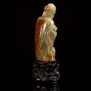 Jade figurine ‘Bodhidharma’, Qing dynasty