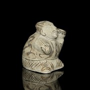 Small Asian ceramic figurine ‘Personage’, 20th century