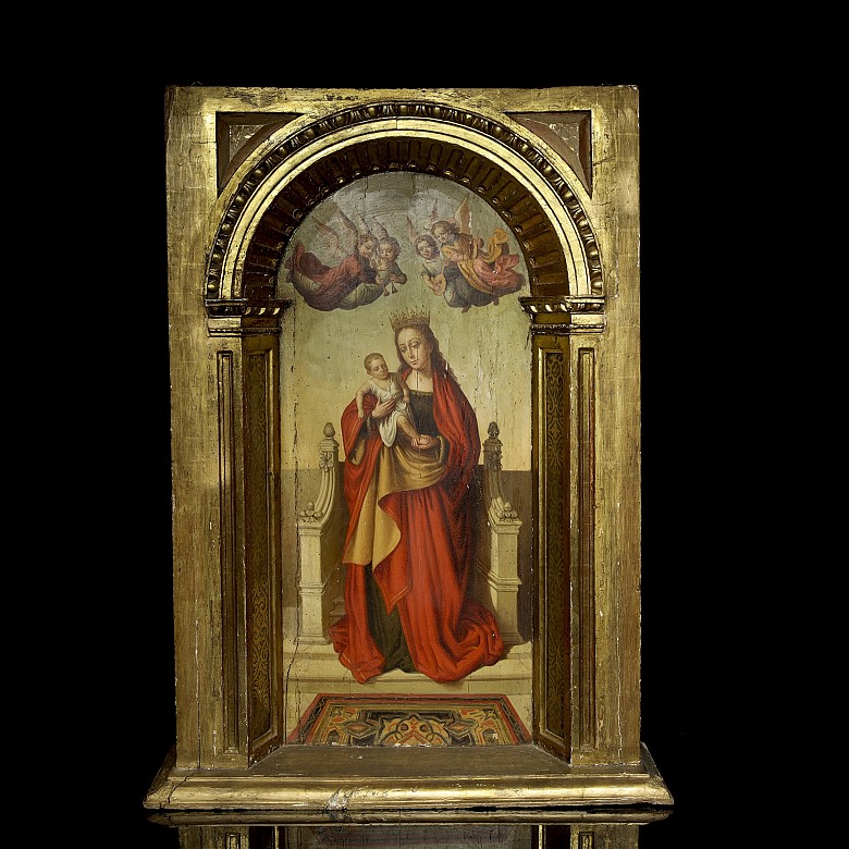 Altarpiece ‘Virgin Mary with the Child Jesus’, 19th century