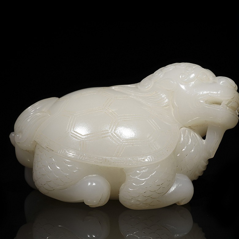 White jade figure 