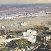 Juan de Ribera Berenguer (1935-2016) ‘Coastal city views’