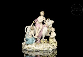 Dresden Porcelain ‘The Rape of Europa’, 20th century