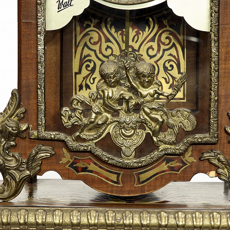 Louis XV style two-part clock, 20th century - 4