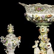 German porcelain set, 19th-20th century