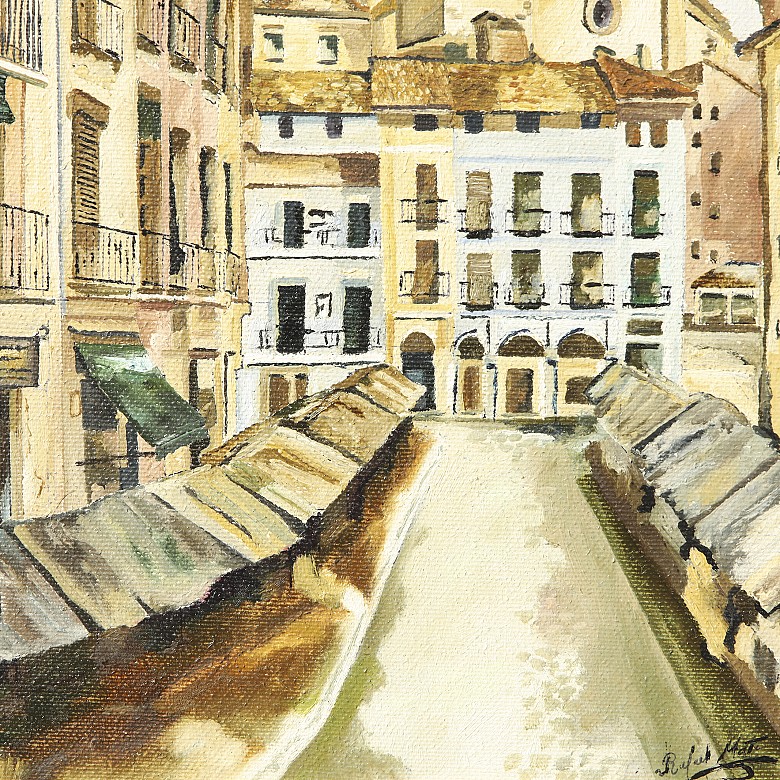 Rafael Mat (20th century) ‘Urban street’