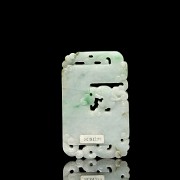 Natural jadeite ‘Phoenix’ plaque, Qing dynasty - 2