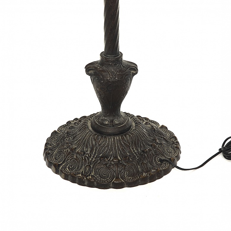 Tiffanies style floor lamp, 20th century