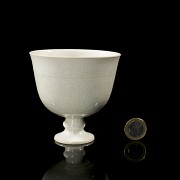 White-glazed porcelain cup, Tang dynasty