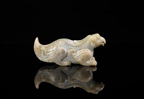 Carved jade figurine ‘Bird’, Han style