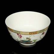 Porcelain bowl “Garden”, with Qing dynasty mark