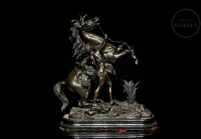 Modelo de caballo de Marly según Guillaume Coustou