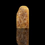 Shoushan ‘Beasts’ stone seal, Qing dynasty