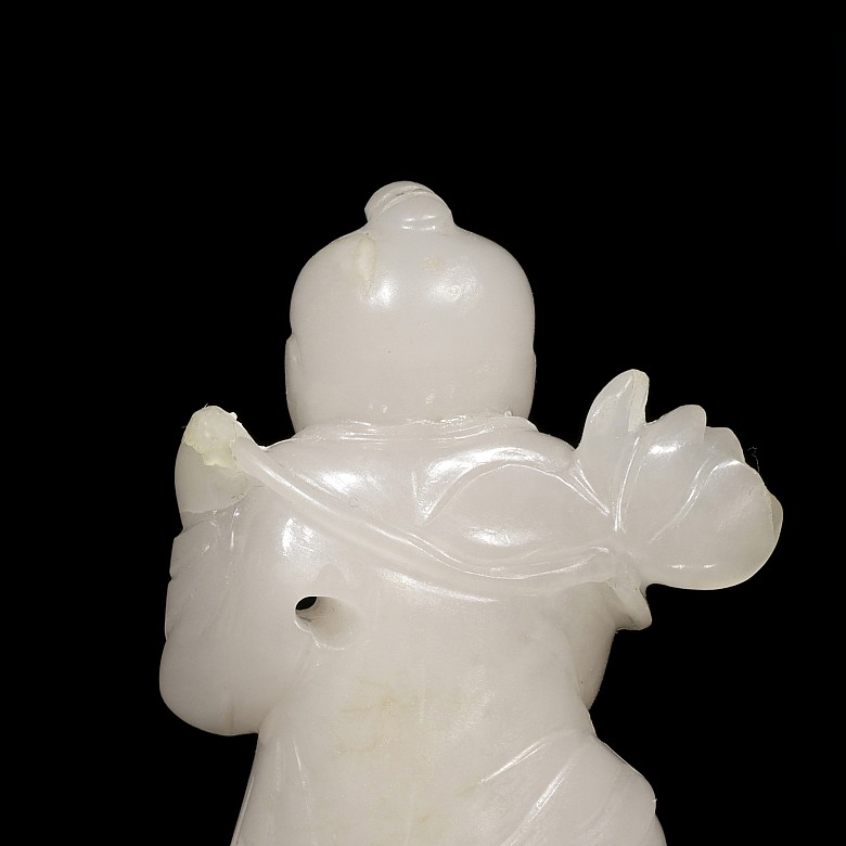 Carved jade pendant, 20th century