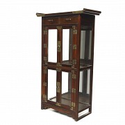 Asian-style wooden display cabinet, 20th century