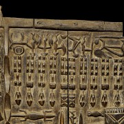 Dogon wooden door, Mali, 20th century