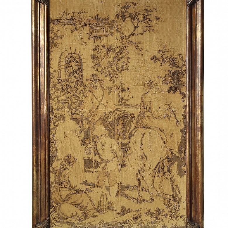 Mannerist tapestry ‘Scene in the garden’ 19th century