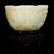 Jade bowl ‘Twelve Signs of the Zodiac’, Qing dynasty