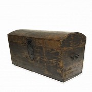 Antique wooden chest, 19th century