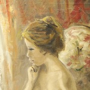 Royo ‘Seated young woman’, 20th century