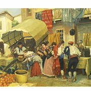 S. Olmos (20th century) ‘Market’