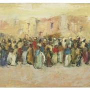 Painting “Great gathering”, 19th century - 1