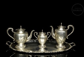 Silver tea and coffee set, 20th century