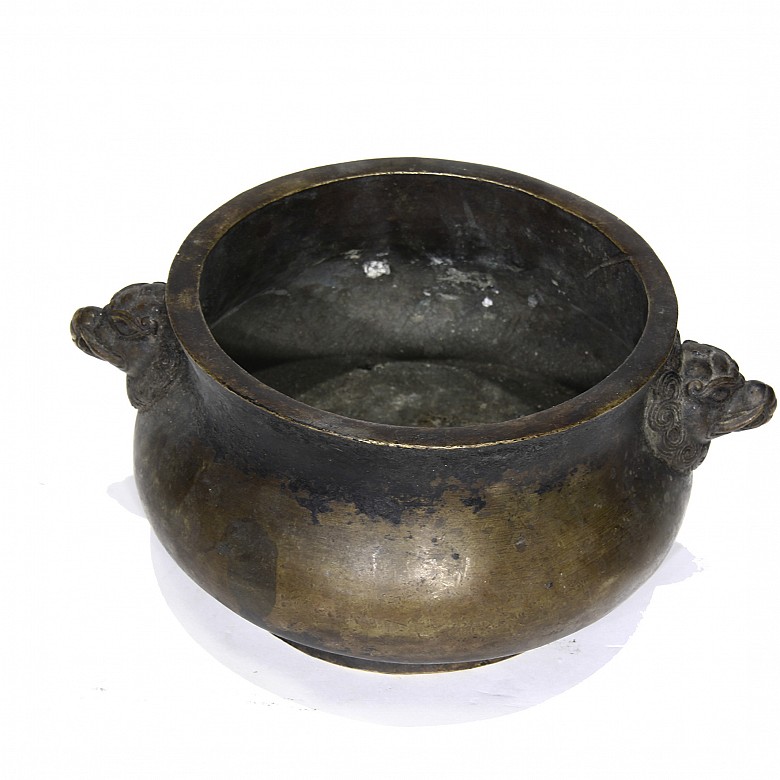 Bronze censer, Qing dynasty.