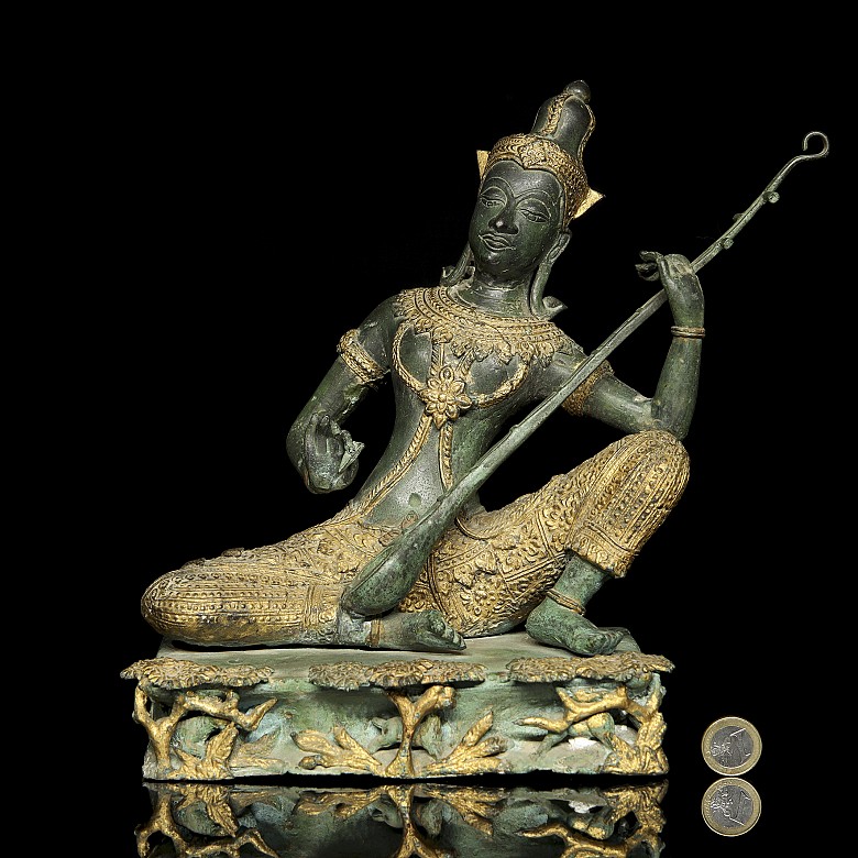 Thai gilt-bronze sculpture, 20th century