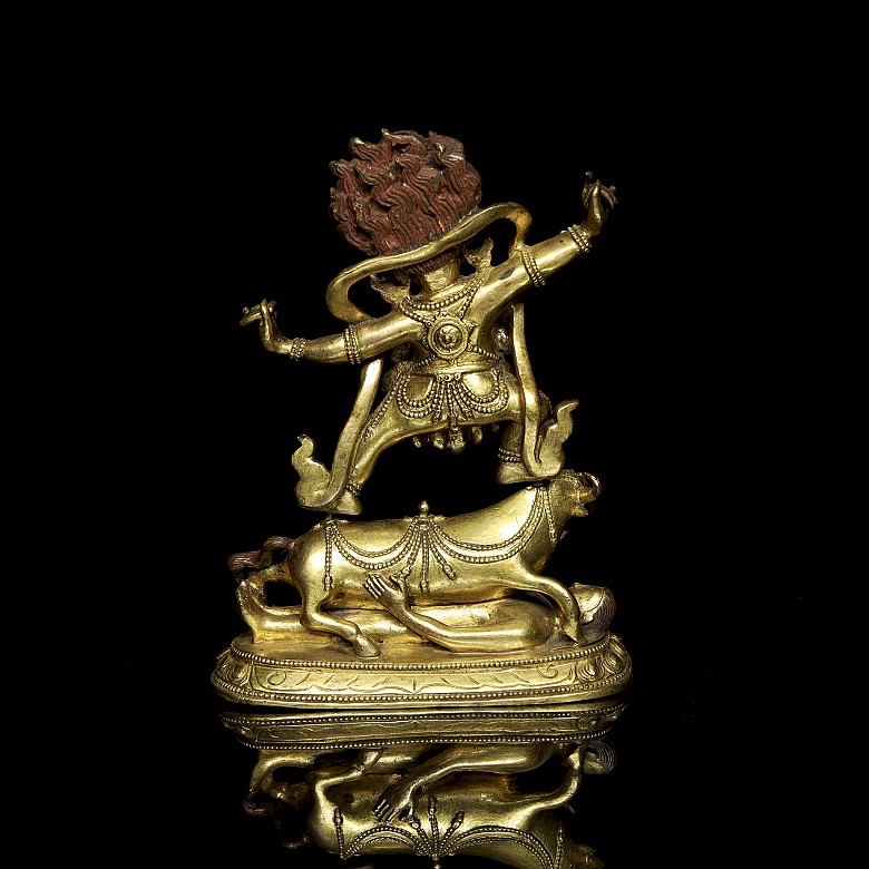 Gilded bronze figure ‘Wrathful Deity’, 18th-19th century