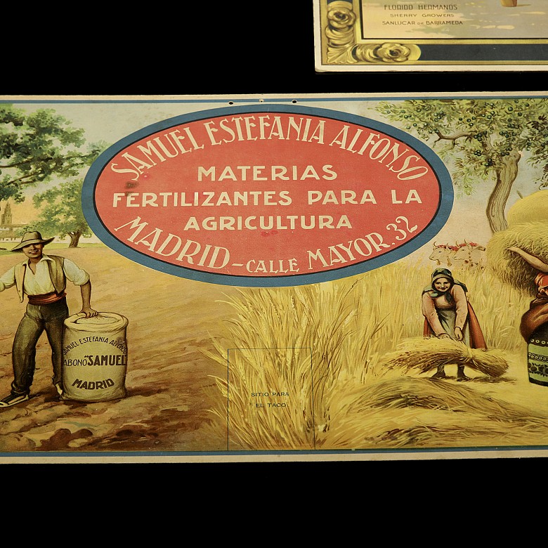 Advertising poster ‘Samuel Fertilising Materials’, Alicante, 20th century - 4