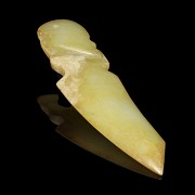 Carved jade dagger, Western Zhou Dynasty