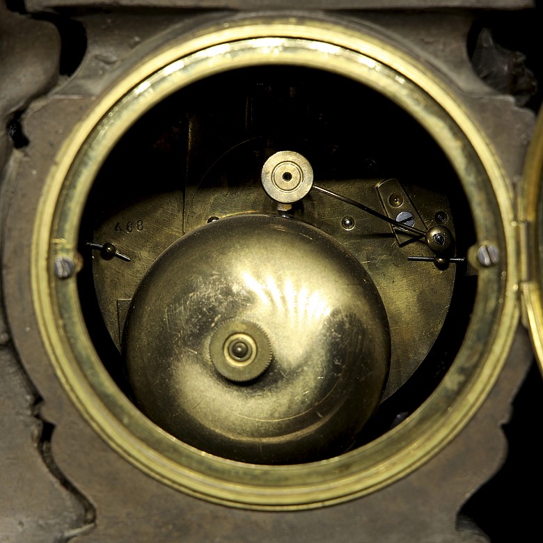 Table clock ‘Reclining Gentleman’, 19th-20th century