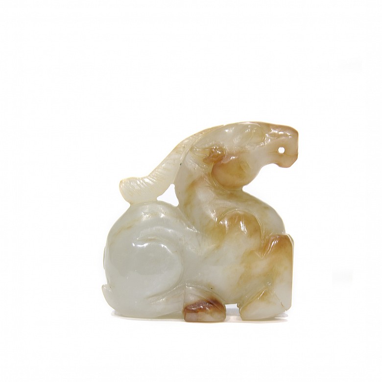 Jade horse, 20th century