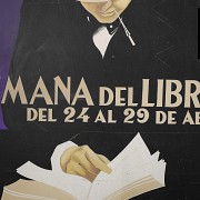 Federico Ribas Montenegro (1890 - 1952) Advertising panel. Madrid Book Week, 1931