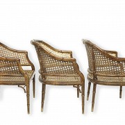 Three grille seats, 20th century