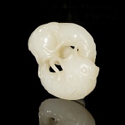 Carved jade pendant “Carps”, Qing dynasty