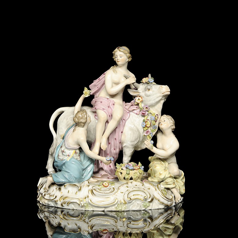 Dresden Porcelain ‘The Rape of Europa’, 20th century