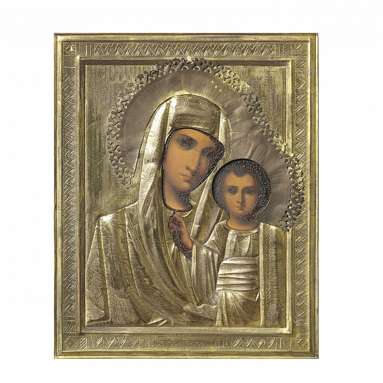 19th century Russian School ‘Virgin of Kazan’