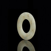 Carved and engraved jade ring, Eastern Zhou dynasty