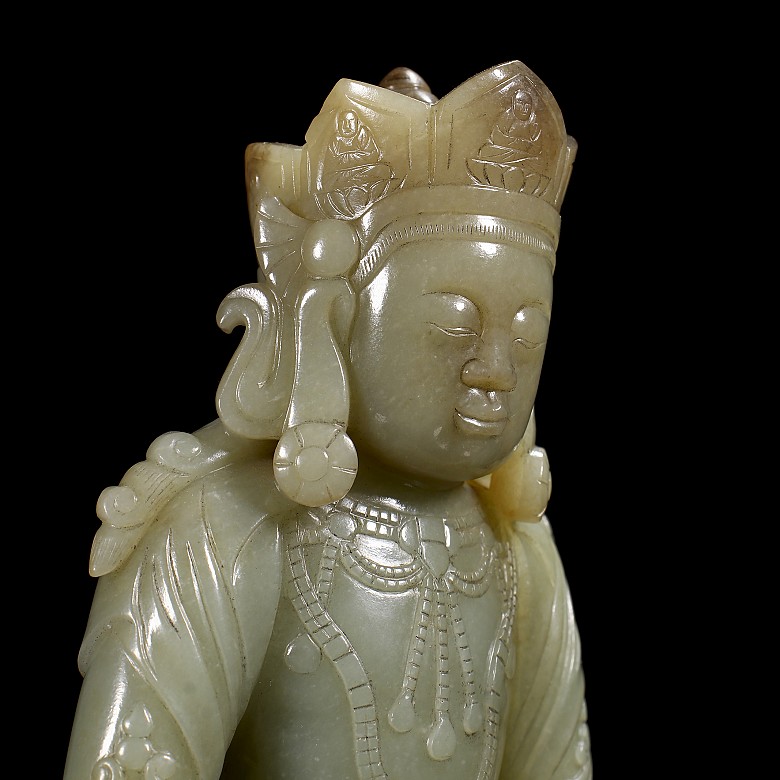 Hetian jade Buddha, Ming dynasty