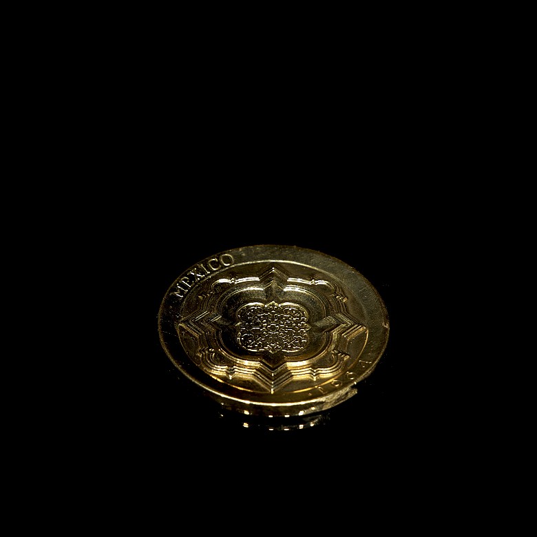 Moneda medalla de oro 