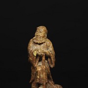 Carved stone figure ‘Elder’, 20th century