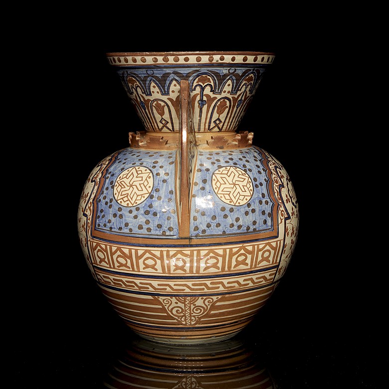 Lustre-painted vase, 20th century