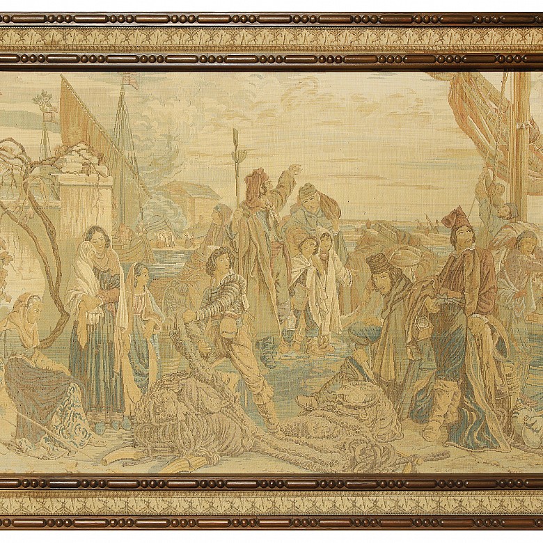 Tapestry ‘Fishermen’, 20th century - 1