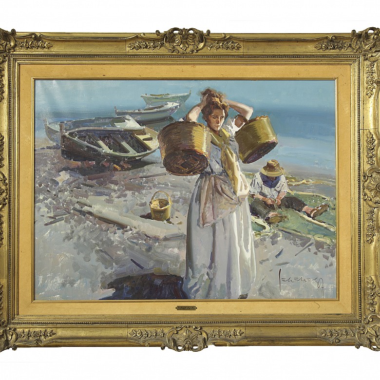 Eustaquio Segrelles (1936) ‘’Valencian fisherwoman‘’