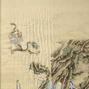 Chinese painting ‘Gods on the Mountain’, with Wang Chengxun seal - 3