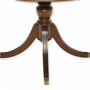 Round mahogany table - 3